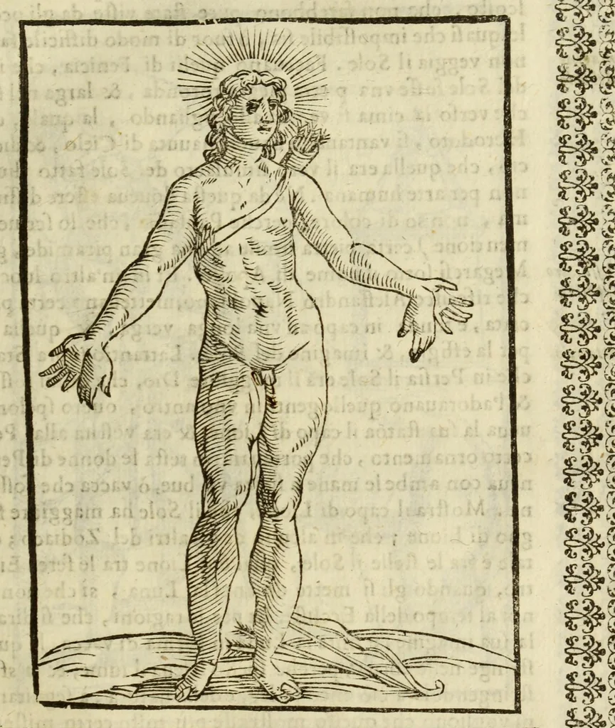 An illustration from Le vere e nove imagini de gli dei delli antichi, 1615, leaf 101