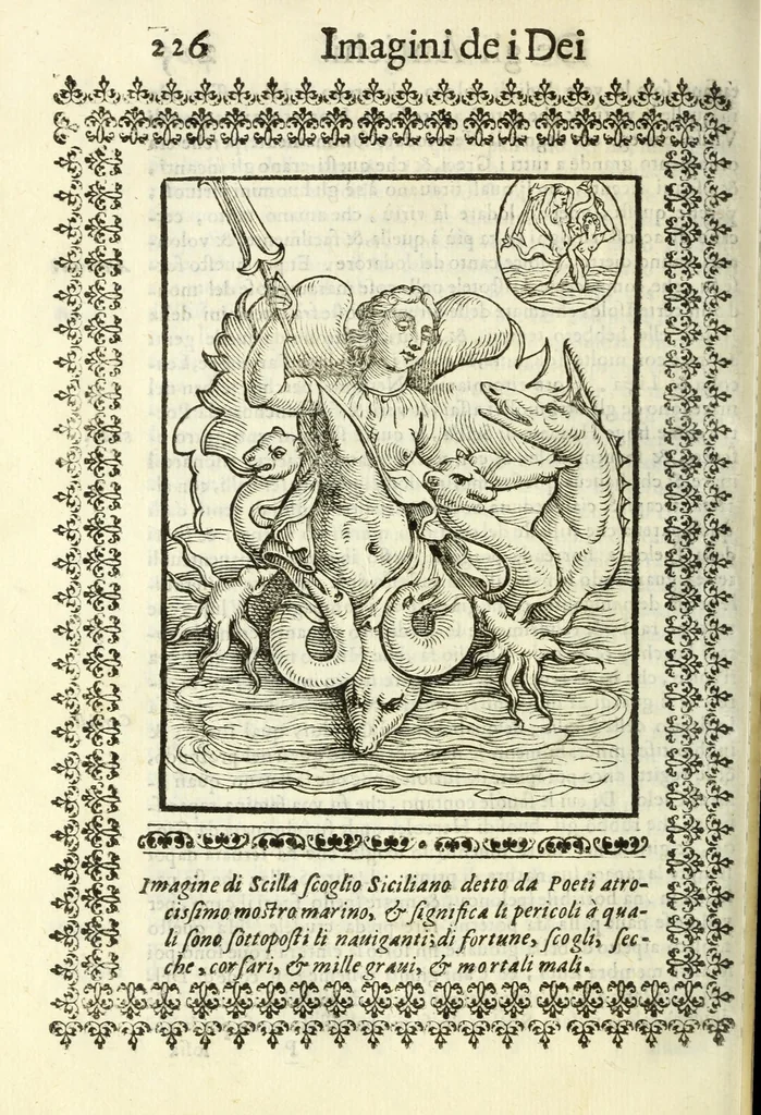 An illustration from Le vere e nove imagini de gli dei delli antichi, 1615, leaf 268