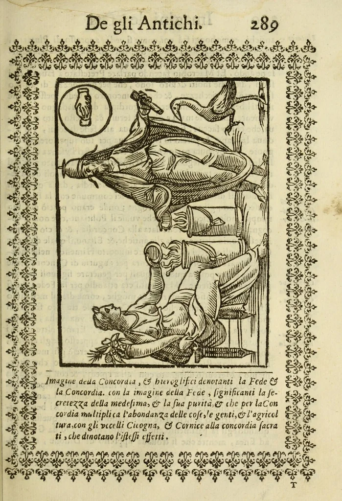 An illustration from Le vere e nove imagini de gli dei delli antichi, 1615, leaf 331
