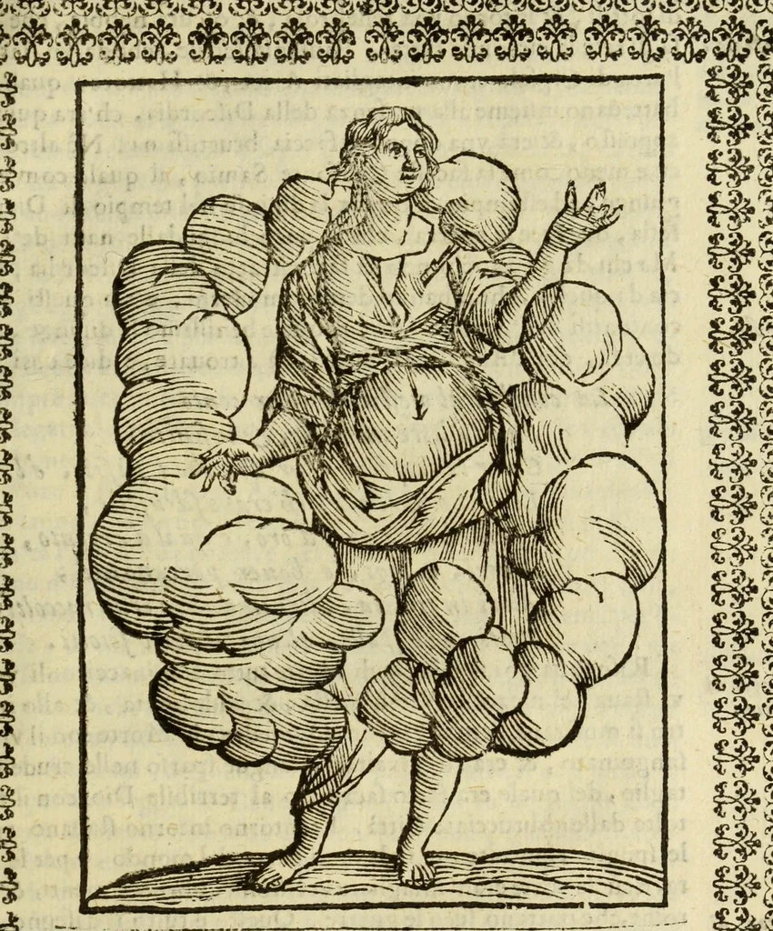 An illustration from Le vere e nove imagini de gli dei delli antichi, 1615, leaf 399