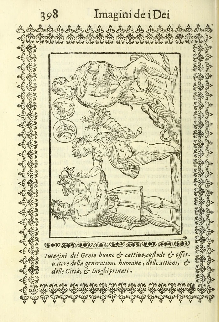 An illustration from Le vere e nove imagini de gli dei delli antichi, 1615, leaf 440