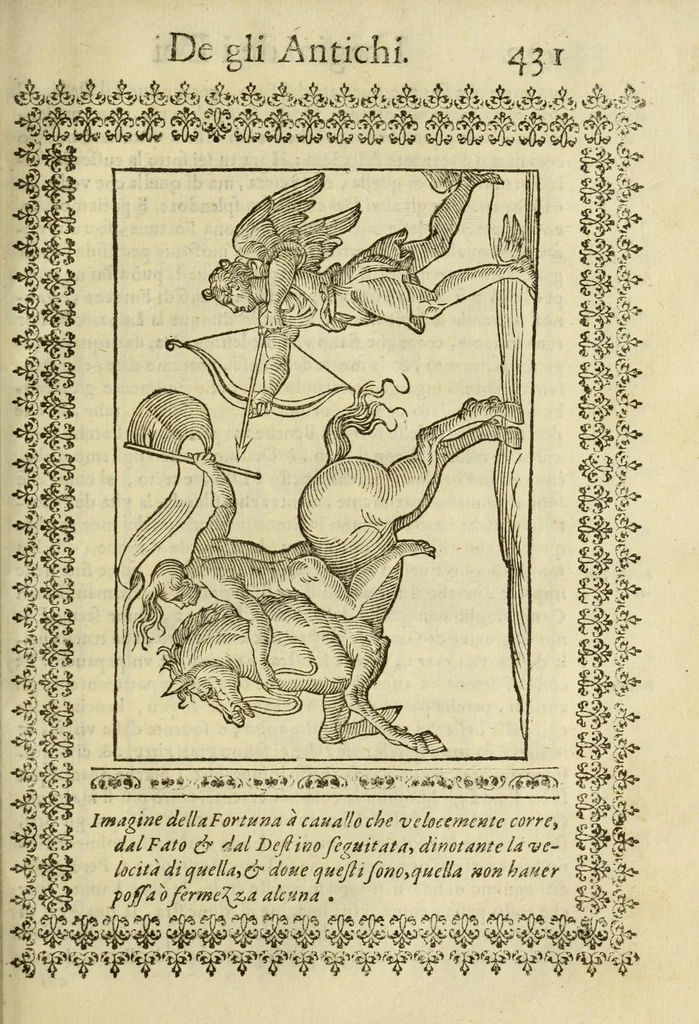 An illustration from Le vere e nove imagini de gli dei delli antichi, 1615, leaf 473