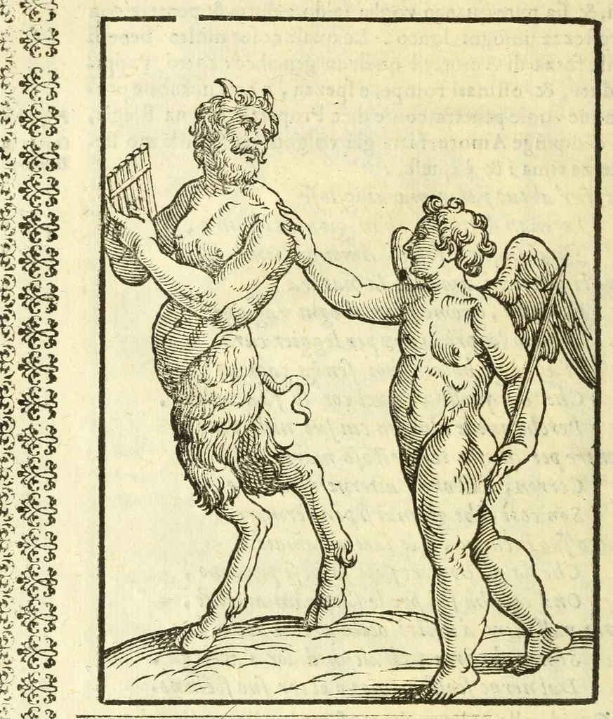 An illustration from Le vere e nove imagini de gli dei delli antichi, 1615, leaf 500