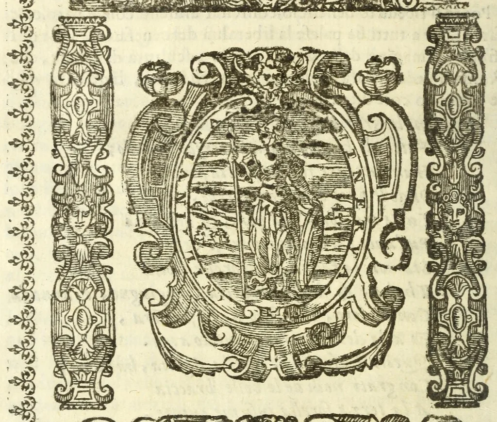 An illustration from Le vere e nove imagini de gli dei delli antichi, 1615, leaf 542