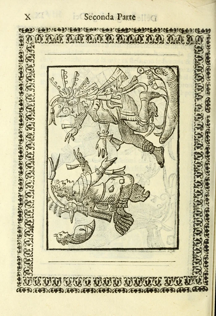 An illustration from Le vere e nove imagini de gli dei delli antichi, 1615, leaf 632