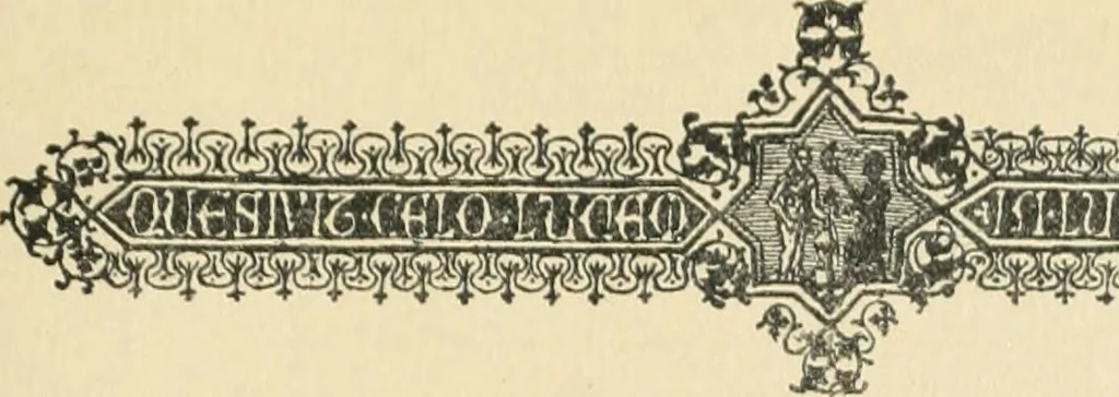 An illustration from Le vetrate di S. Francesco in Assisi : studio storico iconografico, 1911, leaf 16