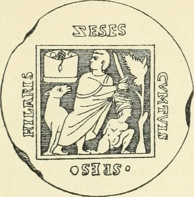 An illustration from Le vetrate di S. Francesco in Assisi : studio storico iconografico, 1911, leaf 174