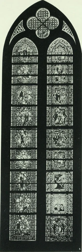 An illustration from Le vetrate di S. Francesco in Assisi : studio storico iconografico, 1911, leaf 182