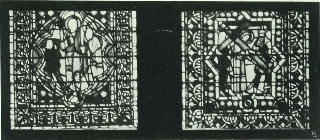 An illustration from Le vetrate di S. Francesco in Assisi : studio storico iconografico, 1911, leaf 212