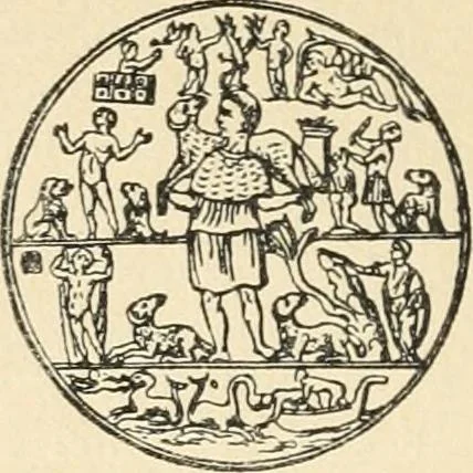 An illustration from Le vetrate di S. Francesco in Assisi : studio storico iconografico, 1911, leaf 27
