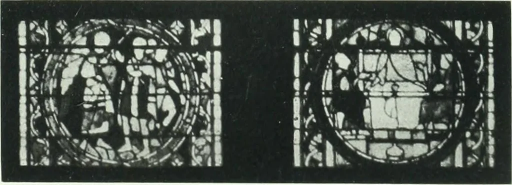 An illustration from Le vetrate di S. Francesco in Assisi : studio storico iconografico, 1911, leaf 290