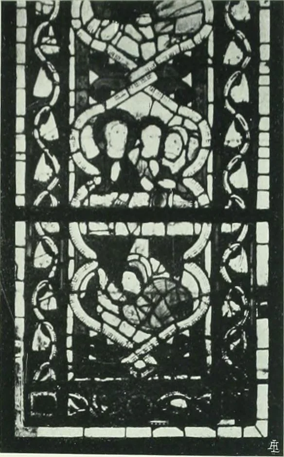 An illustration from Le vetrate di S. Francesco in Assisi : studio storico iconografico, 1911, leaf 340