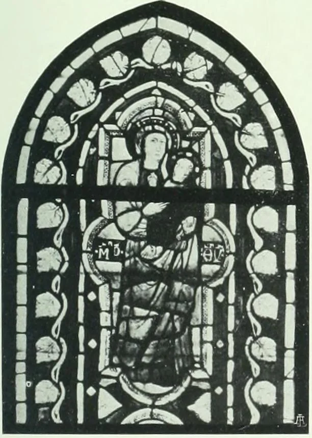 An illustration from Le vetrate di S. Francesco in Assisi : studio storico iconografico, 1911, leaf 340