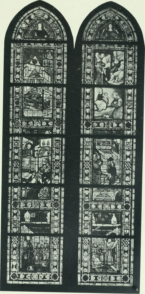 An illustration from Le vetrate di S. Francesco in Assisi : studio storico iconografico, 1911, leaf 360
