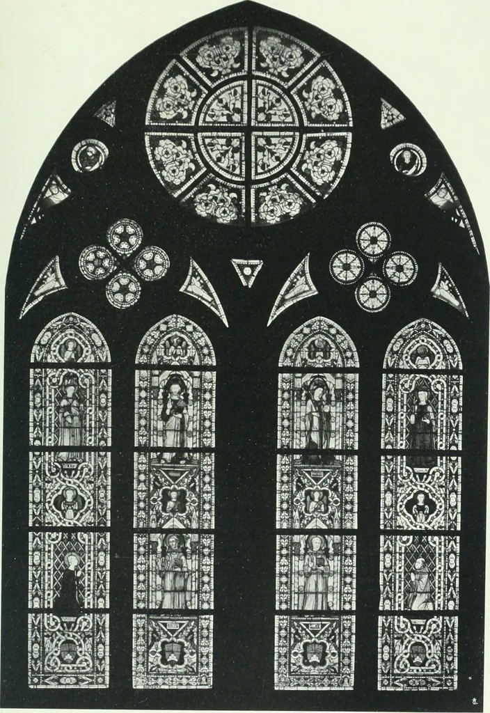 An illustration from Le vetrate di S. Francesco in Assisi : studio storico iconografico, 1911, leaf 364