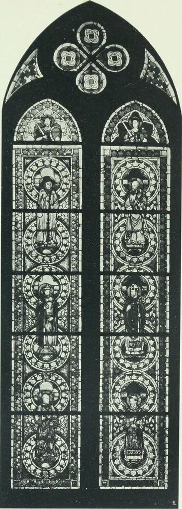An illustration from Le vetrate di S. Francesco in Assisi : studio storico iconografico, 1911, leaf 380