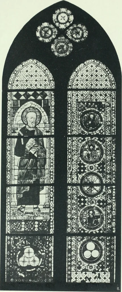 An illustration from Le vetrate di S. Francesco in Assisi : studio storico iconografico, 1911, leaf 384