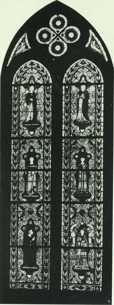 An illustration from Le vetrate di S. Francesco in Assisi : studio storico iconografico, 1911, leaf 398