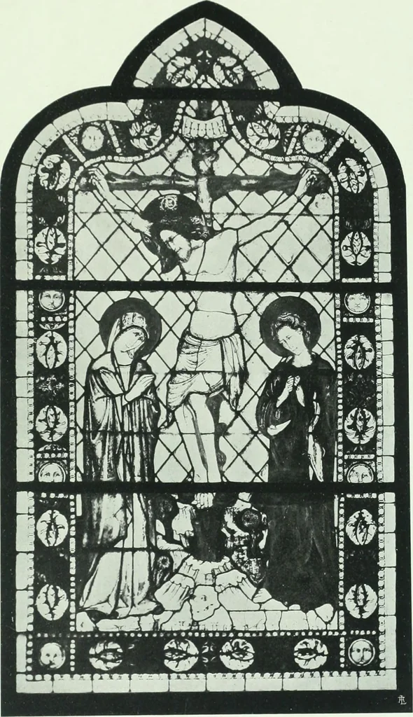 An illustration from Le vetrate di S. Francesco in Assisi : studio storico iconografico, 1911, leaf 404