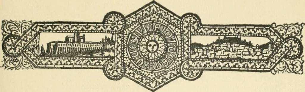 An illustration from Le vetrate di S. Francesco in Assisi : studio storico iconografico, 1911, leaf 86