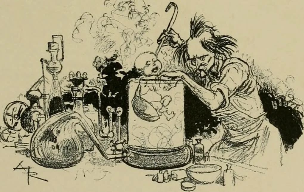 An illustration from Le vingtième siècle: la vie électrique, 1893, leaf 10