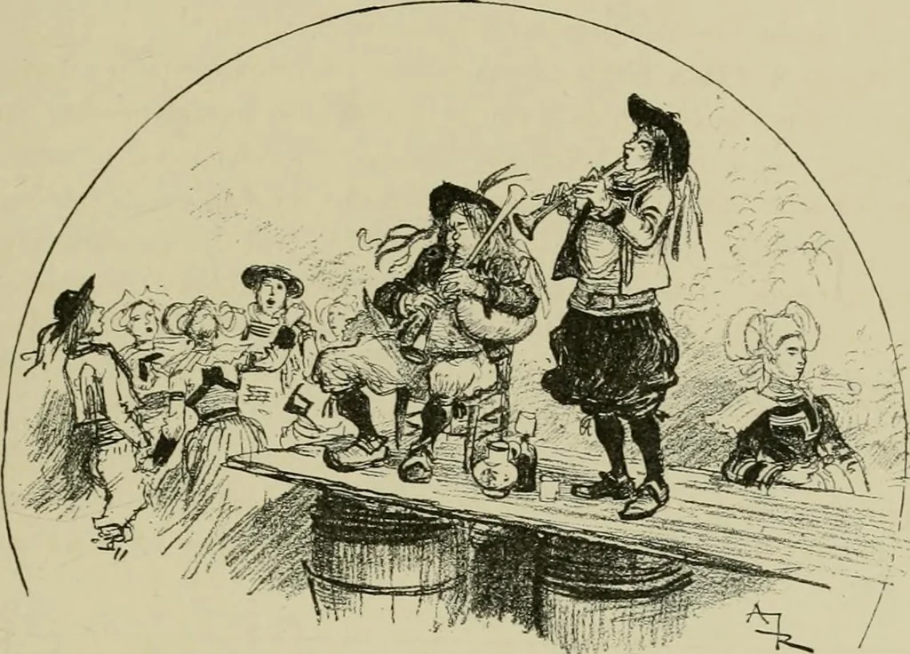 An illustration from Le vingtième siècle: la vie électrique, 1893, leaf 116