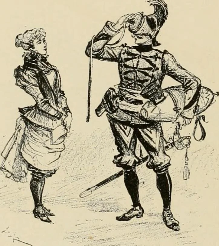 An illustration from Le vingtième siècle: la vie électrique, 1893, leaf 135