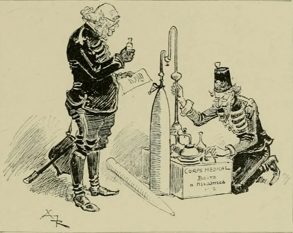 An illustration from Le vingtième siècle: la vie électrique, 1893, leaf 148