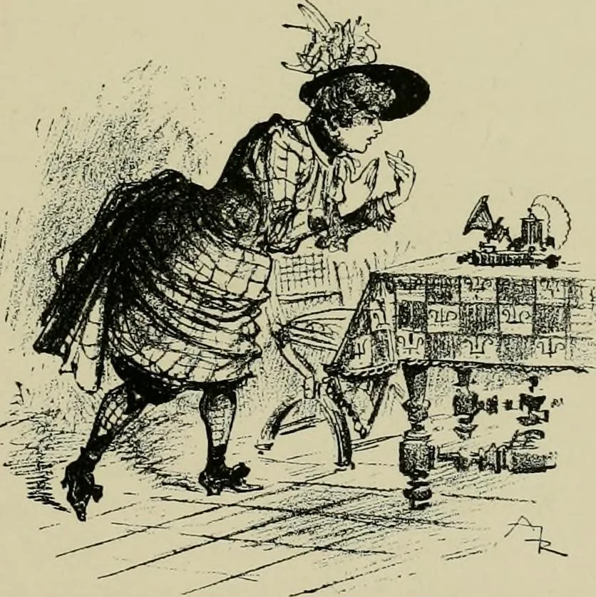 An illustration from Le vingtième siècle: la vie électrique, 1893, leaf 176