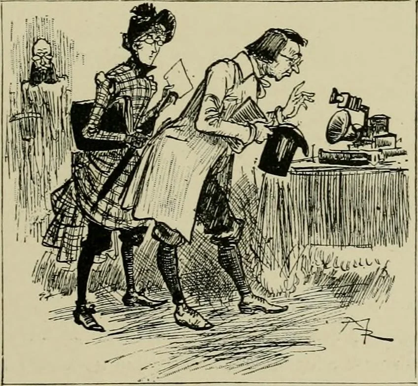 An illustration from Le vingtième siècle: la vie électrique, 1893, leaf 178