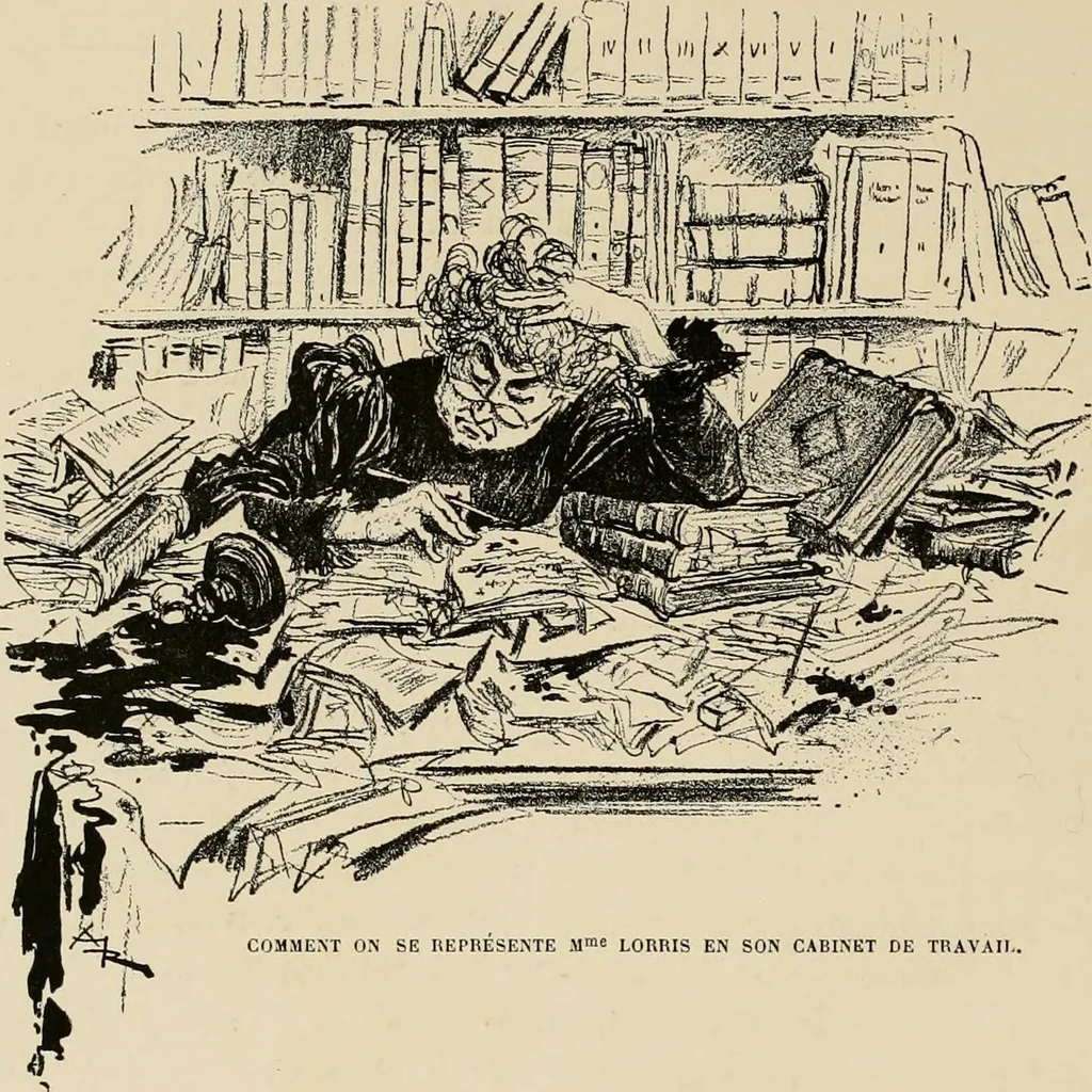 An illustration from Le vingtième siècle: la vie électrique, 1893, leaf 203