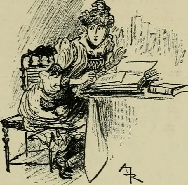 An illustration from Le vingtième siècle: la vie électrique, 1893, leaf 204