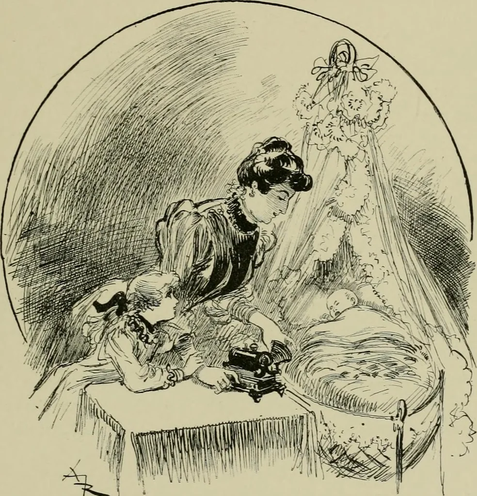 An illustration from Le vingtième siècle: la vie électrique, 1893, leaf 212