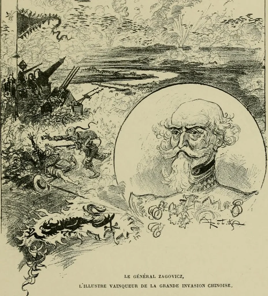 An illustration from Le vingtième siècle: la vie électrique, 1893, leaf 222