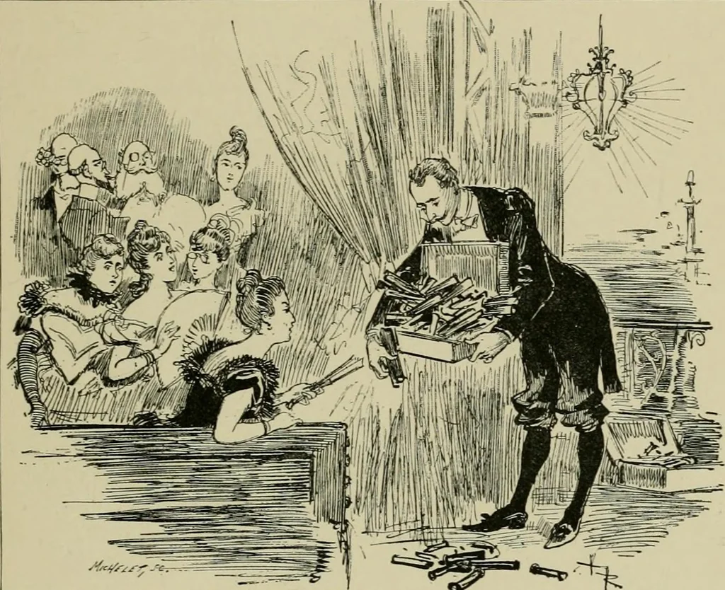 An illustration from Le vingtième siècle: la vie électrique, 1893, leaf 232