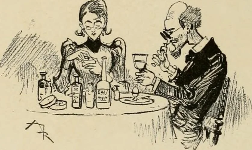 An illustration from Le vingtième siècle: la vie électrique, 1893, leaf 239