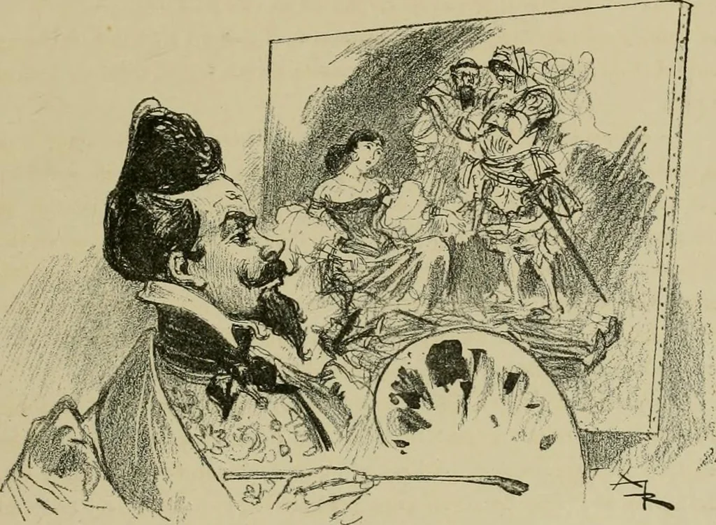 An illustration from Le vingtième siècle: la vie électrique, 1893, leaf 24