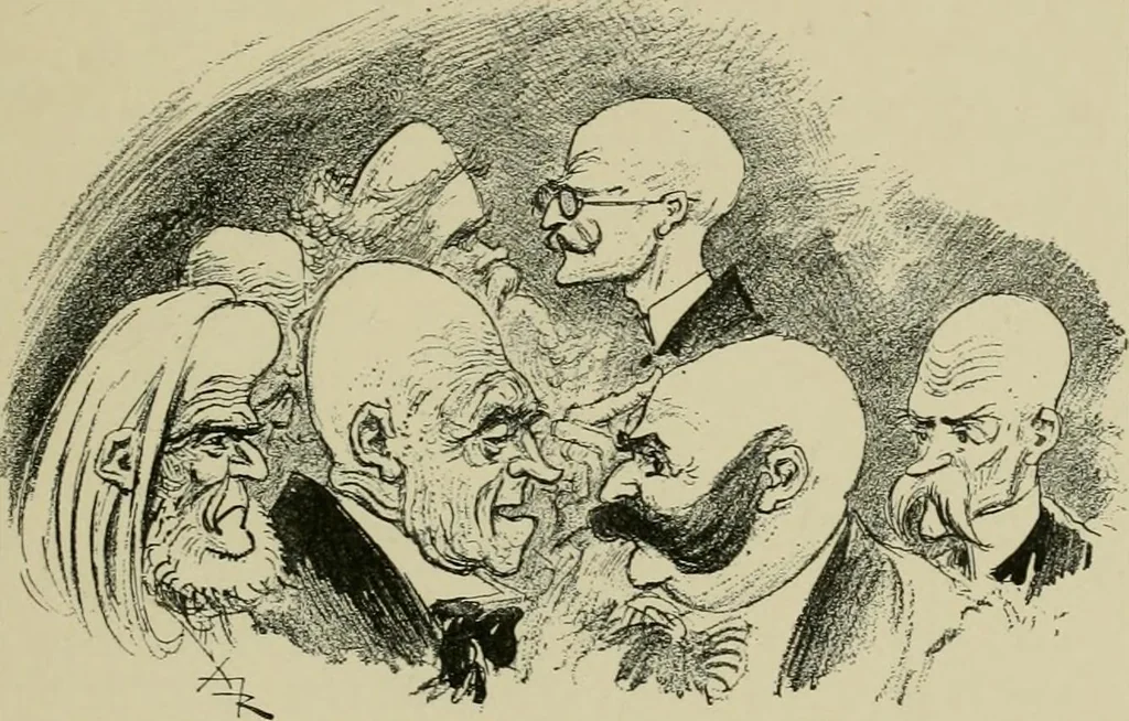 An illustration from Le vingtième siècle: la vie électrique, 1893, leaf 242