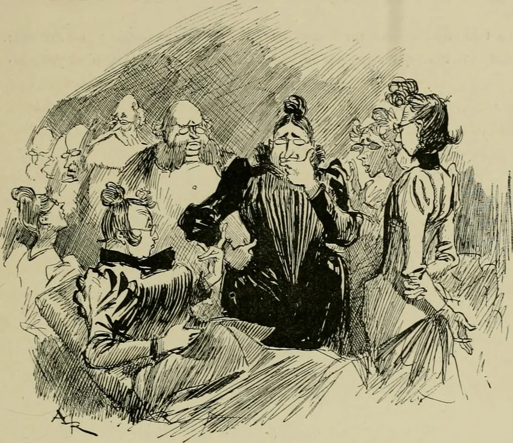 An illustration from Le vingtième siècle: la vie électrique, 1893, leaf 256