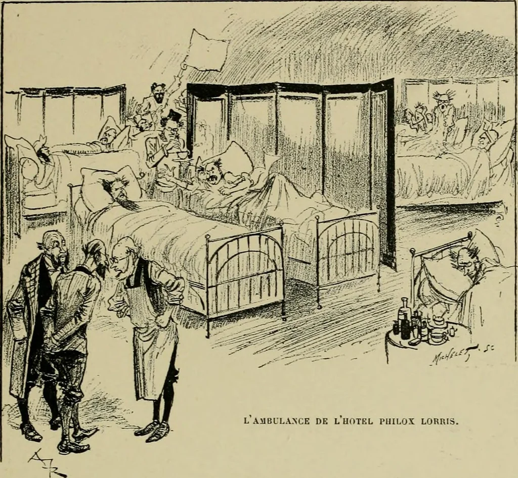An illustration from Le vingtième siècle: la vie électrique, 1893, leaf 270