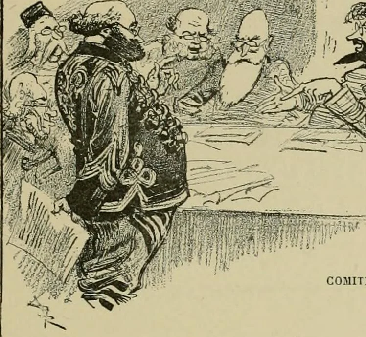 An illustration from Le vingtième siècle: la vie électrique, 1893, leaf 282