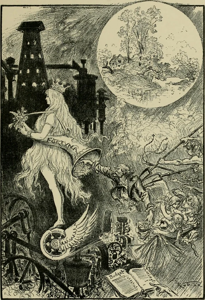 An illustration from Le vingtième siècle: la vie électrique, 1893, leaf 80