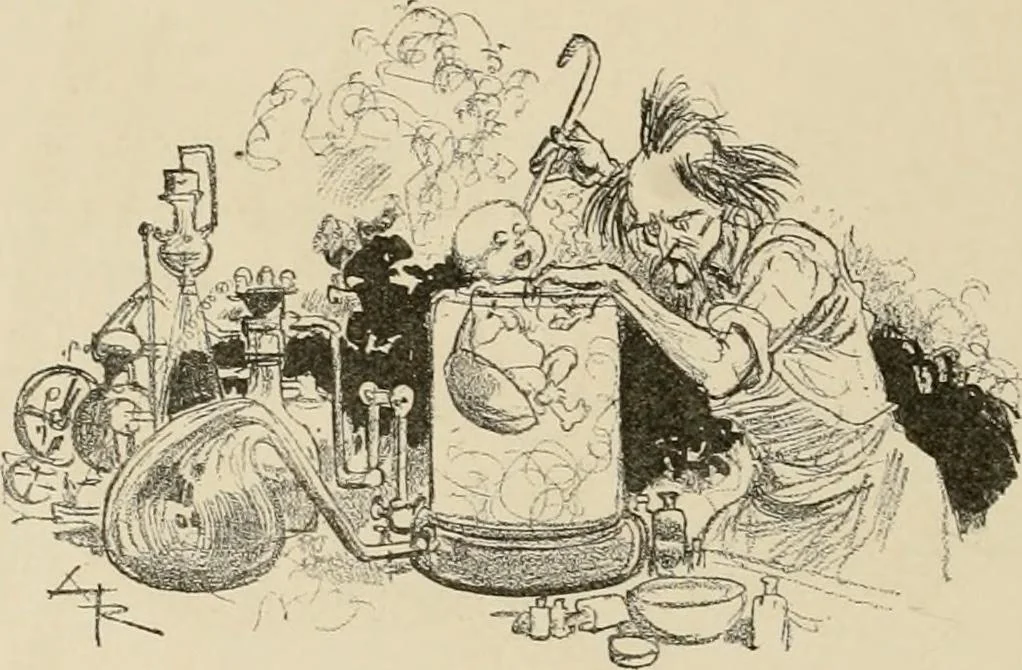 An illustration from Le vingtième siècle: la vie électrique, 1893, leaf 99