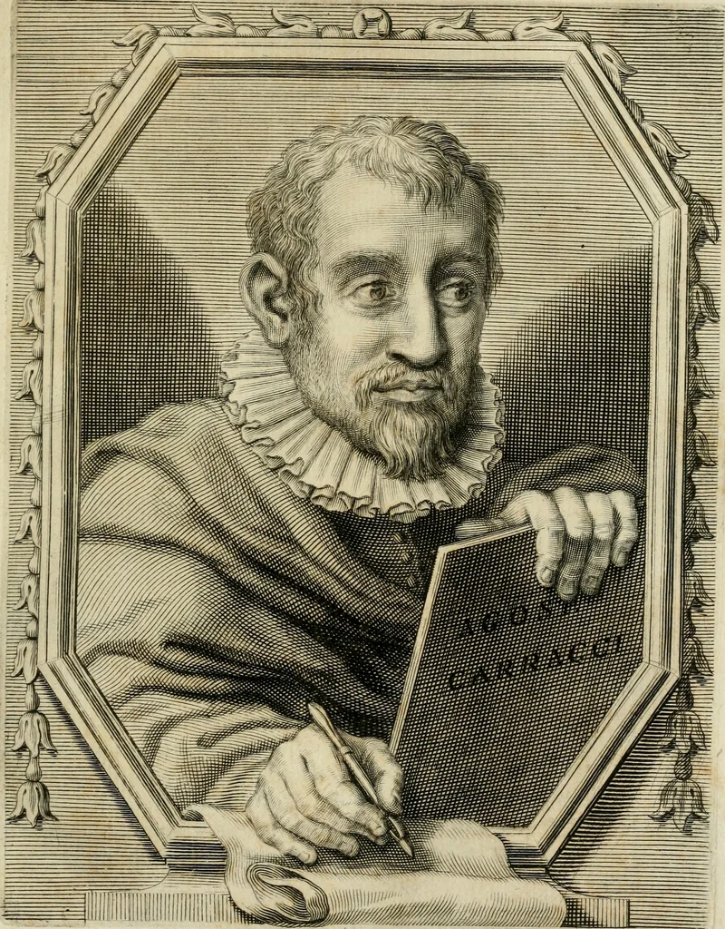 An illustration from Le vite de' pittori, scultori et architetti moderni, 1672, leaf 116