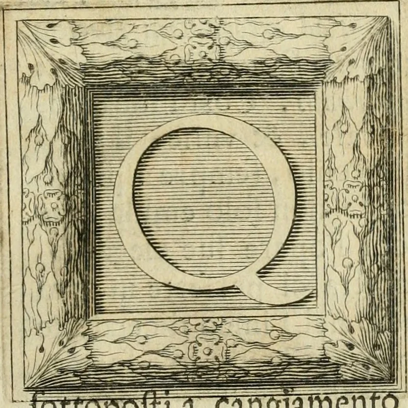 An illustration from Le vite de' pittori, scultori et architetti moderni, 1672, leaf 18