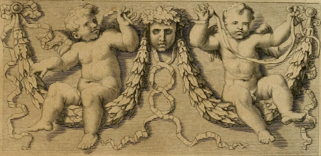 An illustration from Le vite de' pittori, scultori et architetti moderni, 1672, leaf 260