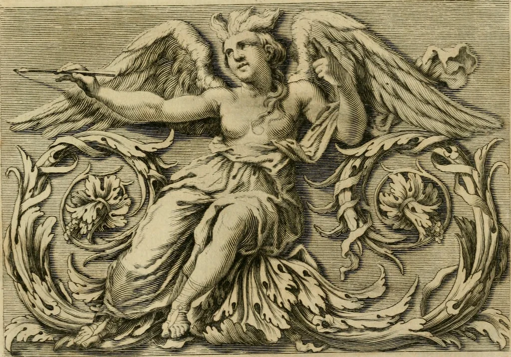 An illustration from Le vite de' pittori, scultori et architetti moderni, 1672, leaf 296