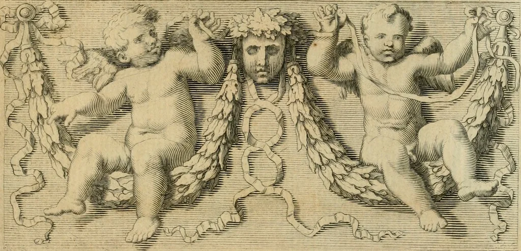 An illustration from Le vite de' pittori, scultori et architetti moderni, 1672, leaf 30