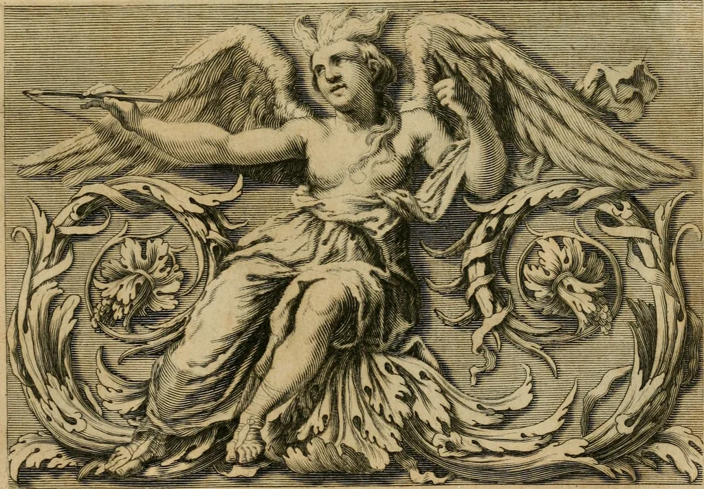 An illustration from Le vite de' pittori, scultori et architetti moderni, 1672, leaf 416