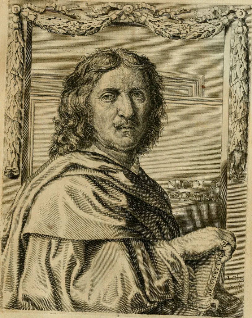 An illustration from Le vite de' pittori, scultori et architetti moderni, 1672, leaf 418